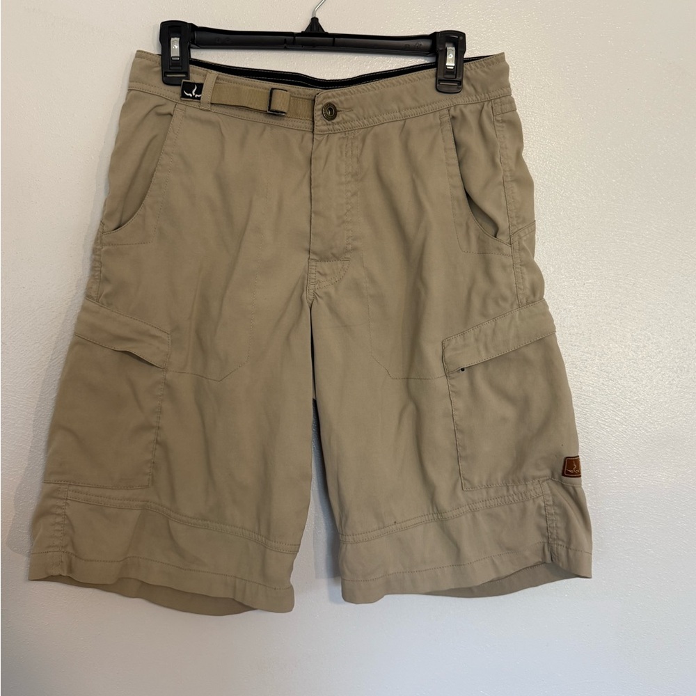 Vintage Prana Men's Khaki Cargo Shorts